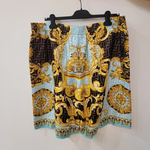 Fendace Barocco Fendi Zucca Monogram Silk Button Up Shirt SOLD OUT everywhere - Picture 8 of 16